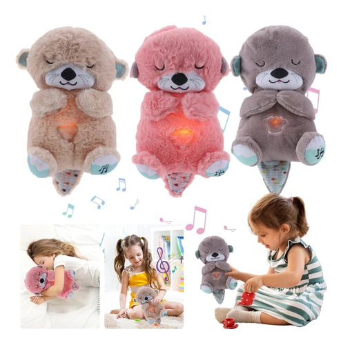 Peluche Realista Nutria Bebe Estimulacio